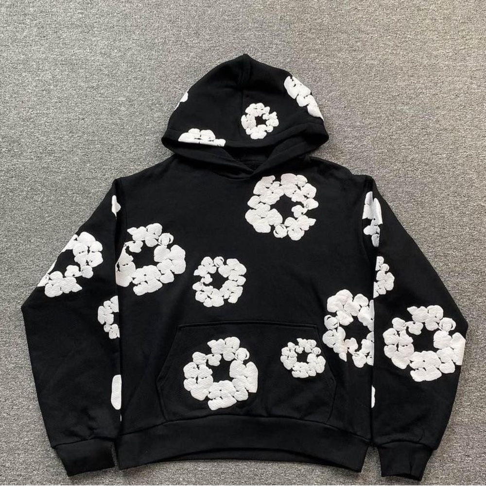 Black Denim Tears Hoodie Size XL